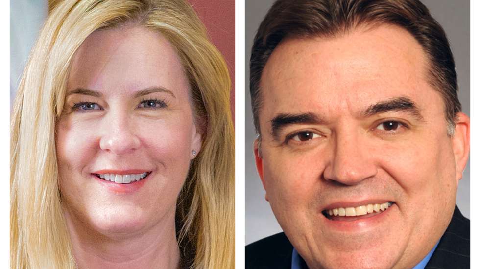 A congressista Melissa Hortman (à esquerda) e o seu marido foram assassinados nos subúrbios de Minneapolis. O senador John Hoffman (à direita) também foi alvo de um ataque em sua casa, tendo ficado ferido
