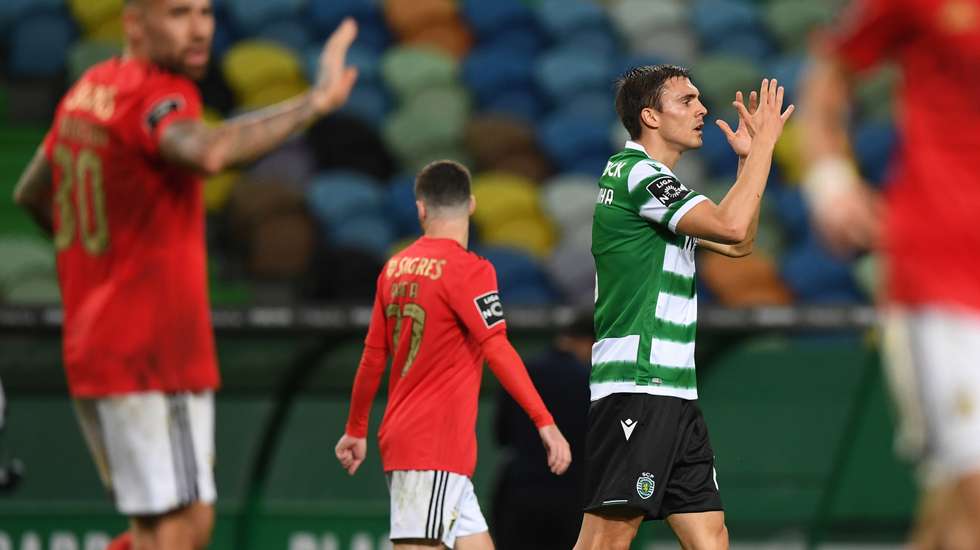 João Palhinha foi castigado por um jogo, Tribunal Central Administrativo do Sul suspendeu decisão e esteve como suplente utilizado no Sporting-Benfica em Alvalade