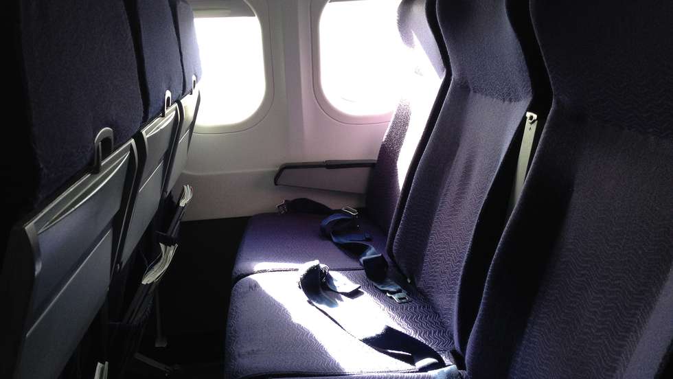 Cinto de segurança avião