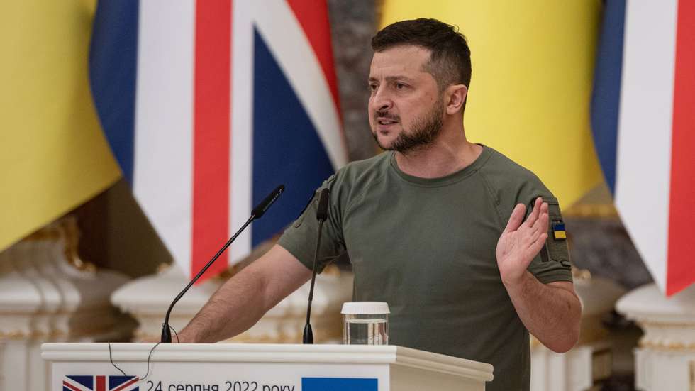 Boris Johnson Meets With Zelensky In Kyiv On Ukraine's Independence Day