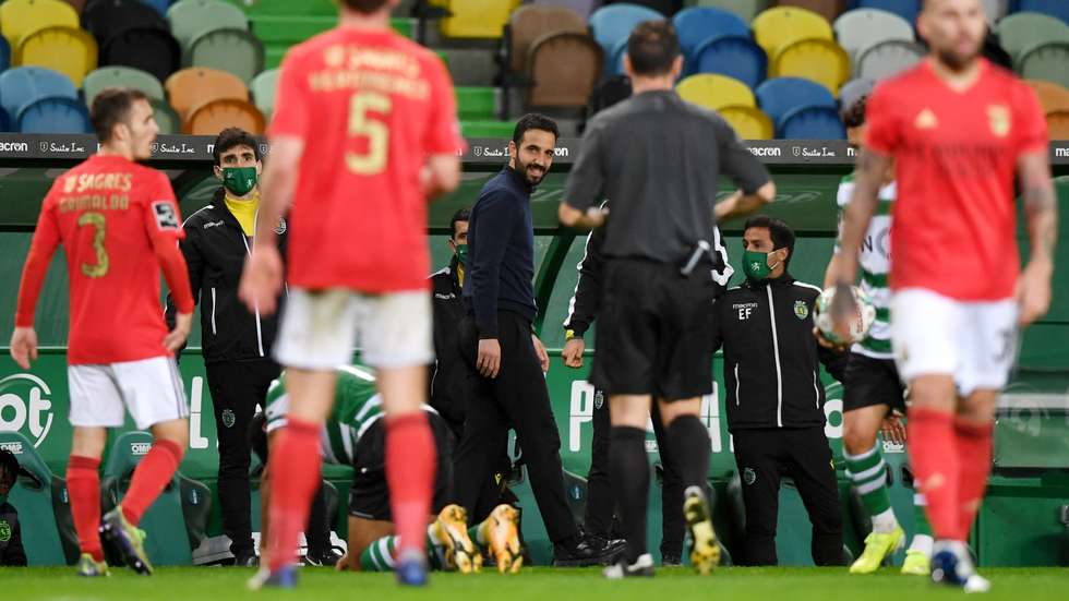 Rúben Amorim estreou-se com uma vitória no primeiro dérbi como treinador do Sporting em Alvalade