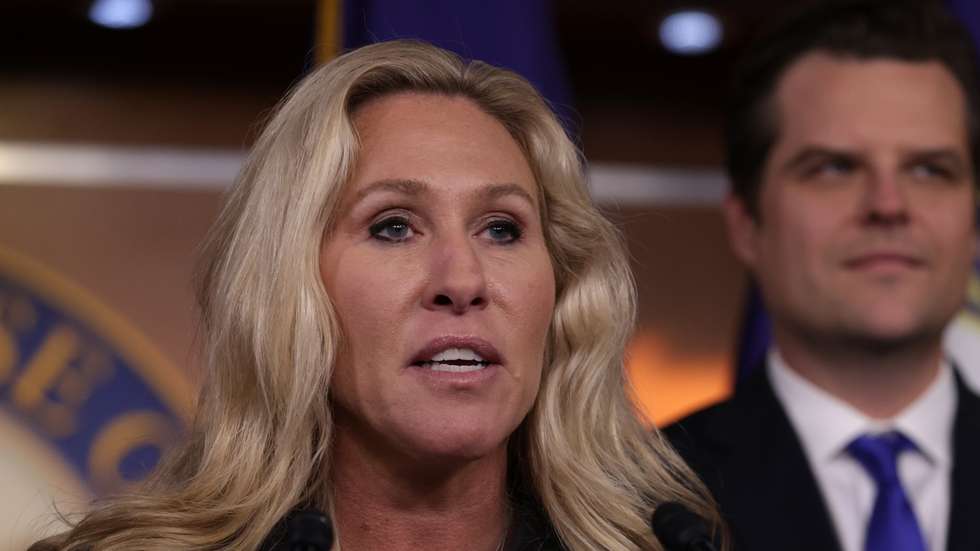 Republican House Members Hold Press Conference To Discuss Ukraine Funding