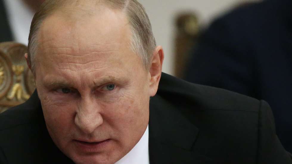 Russian President Vladimir Putin Attends the CIS Summit and Supreme Eurasian Economic Council in Saint Petersburg