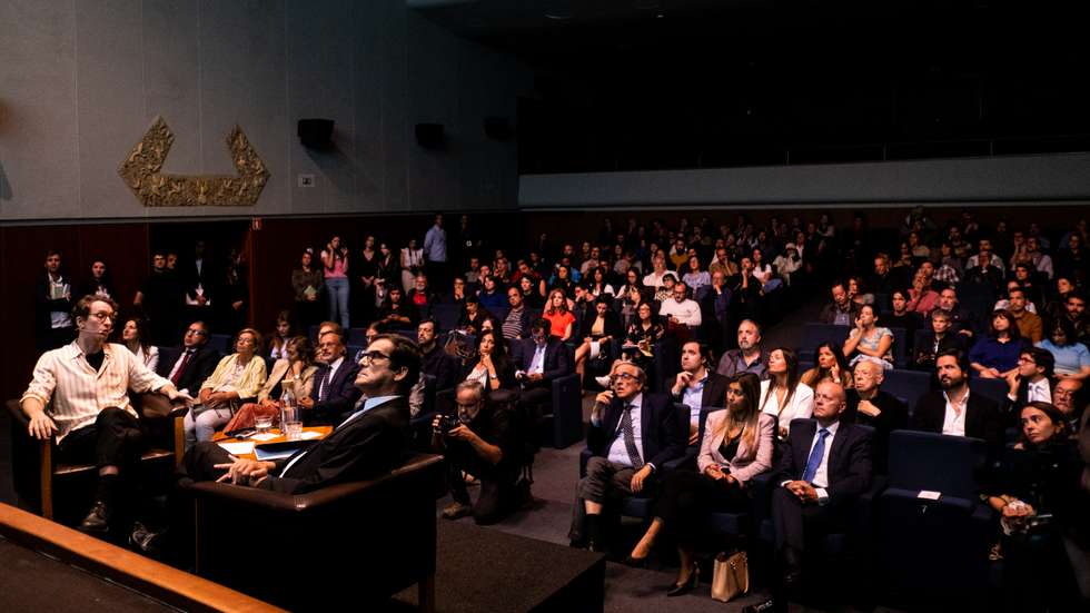 A apresentação do Cinema Batalha decorreu esta quarta-feira, com Rui Moreira, presidente da Câmara Municipal do Porto, e Guilherme Blanc, diretor artístico do espaço