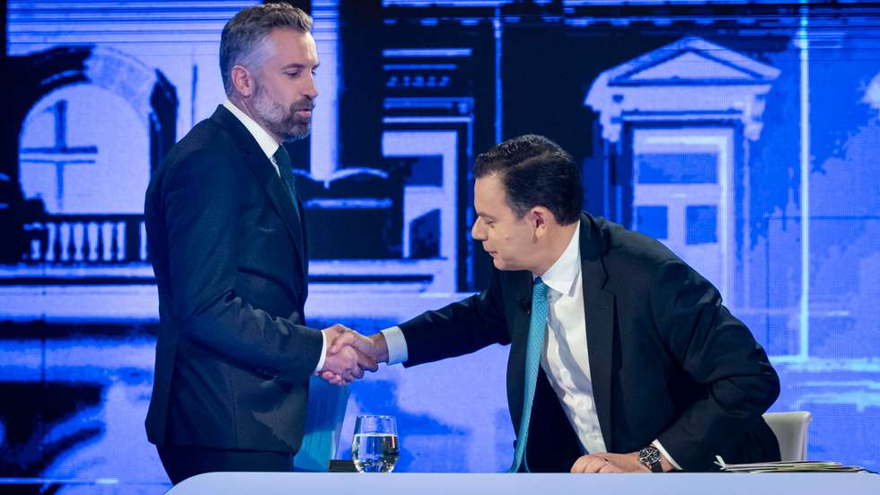 O debate mais visto foi "o frente a frente entre Luís Montenegro e Pedro Nuno Santos"