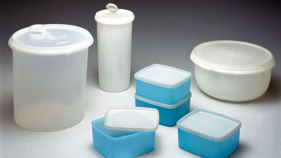 Tupperware containers, c 1984.