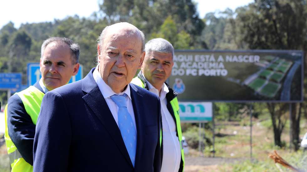 Pinto da Costa esteve na manhã desta terça-feira na Maia, onde vai nascer a nova Academia do FC Porto