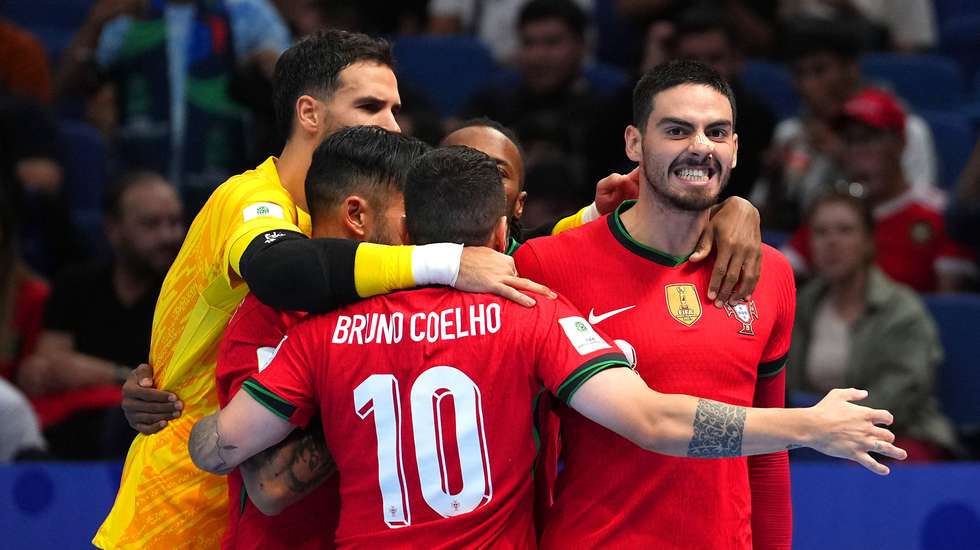 Erick marcou o primeiro golo português ainda nos instantes iniciais da partida