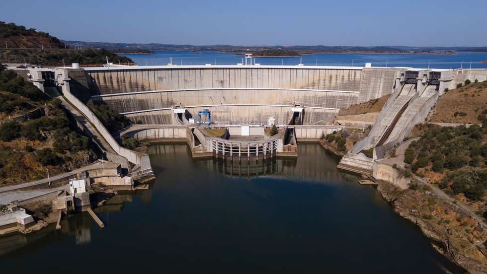 Reportagem sobre a influência da Barragem do Alqueva na agricultura do Alentejo. Reportagem sobre um olival de produção intensiva perto da Beja. Alqueva, Beja, 10 de fevereiro de 2022. JOÃO PORFÍRIO/OBSERVADOR