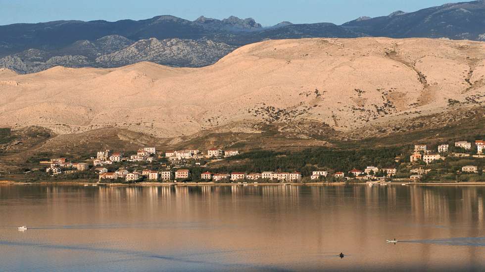 PAYSAGE DE L'ILE DE PAG, CROATIE
