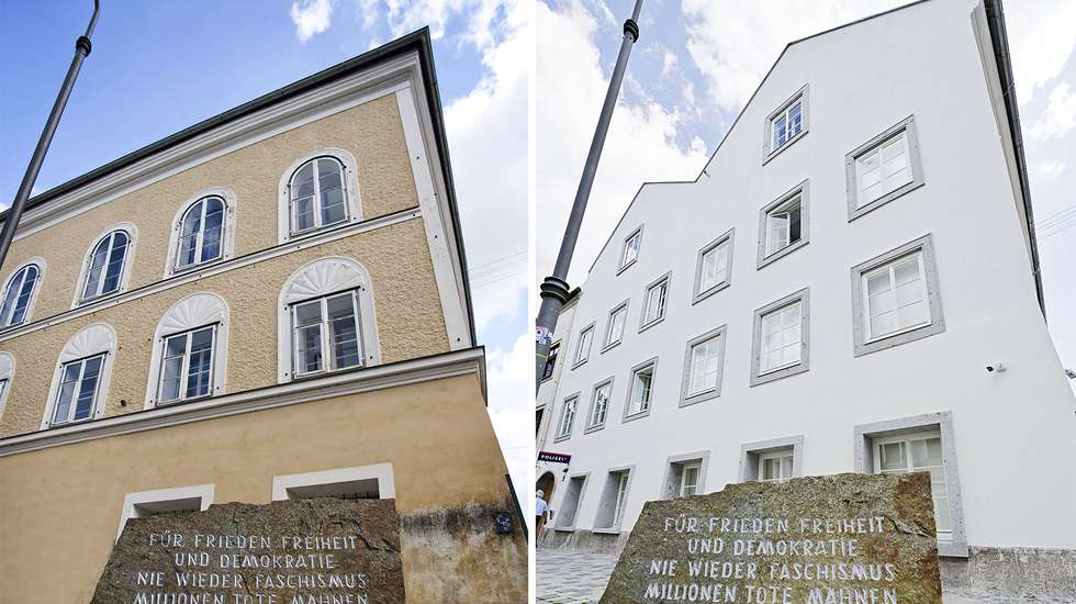 Casa onde nasceu Hitler em Braunau, Áustria