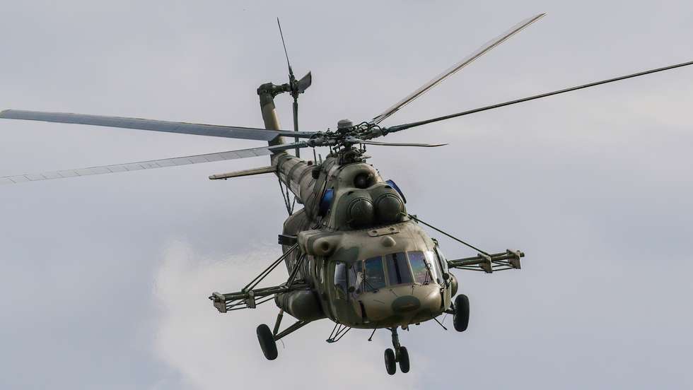 Russian Air Force Mil Mi-8 and Kamov Ka-52 "Alligator"