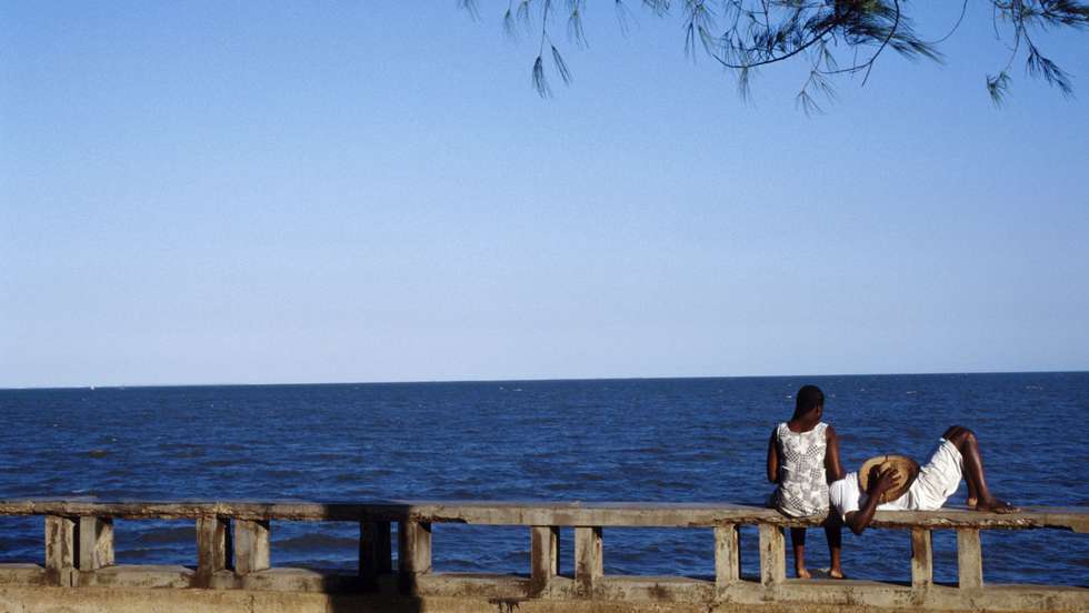 The Seaside In Playa Del Sol, Maputo , Mozambique, Africa -