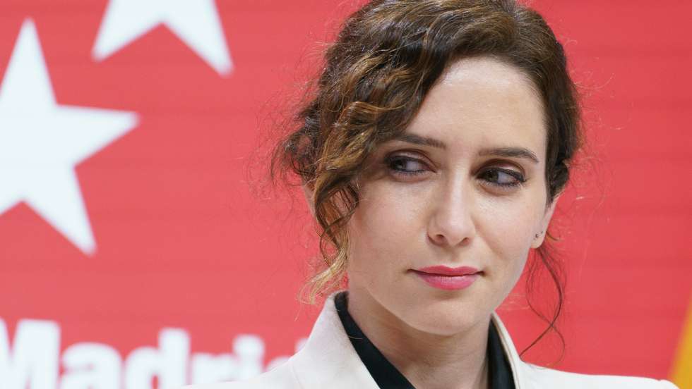 The president of the Community of Madrid, Isabel Díaz Ayuso