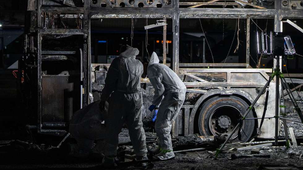 Os autocarros que explodiram estavam vazios, não se registando quaisquer vítimas