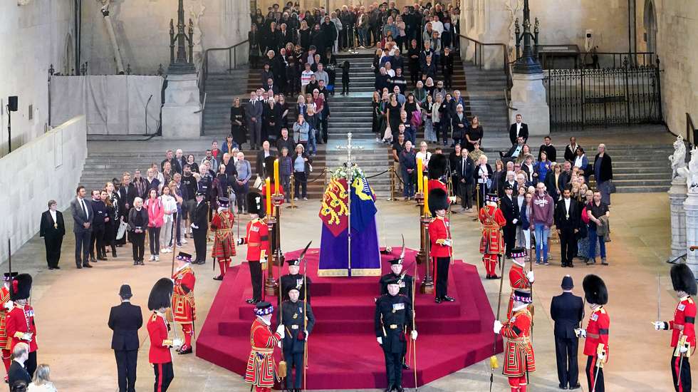 Lying-in-State Of Her Majesty Queen Elizabeth II At Westminster Hall