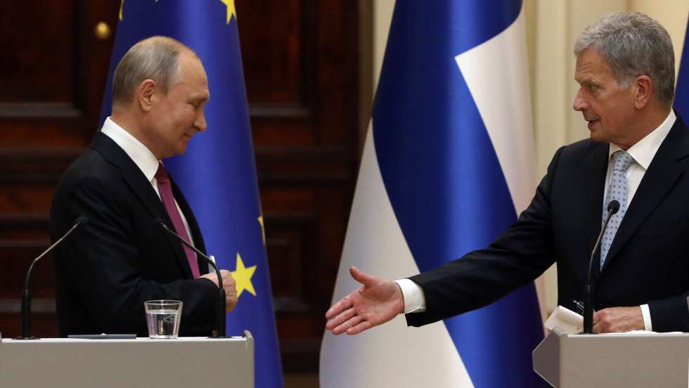 Russian President Vladimir Putin visits Finland