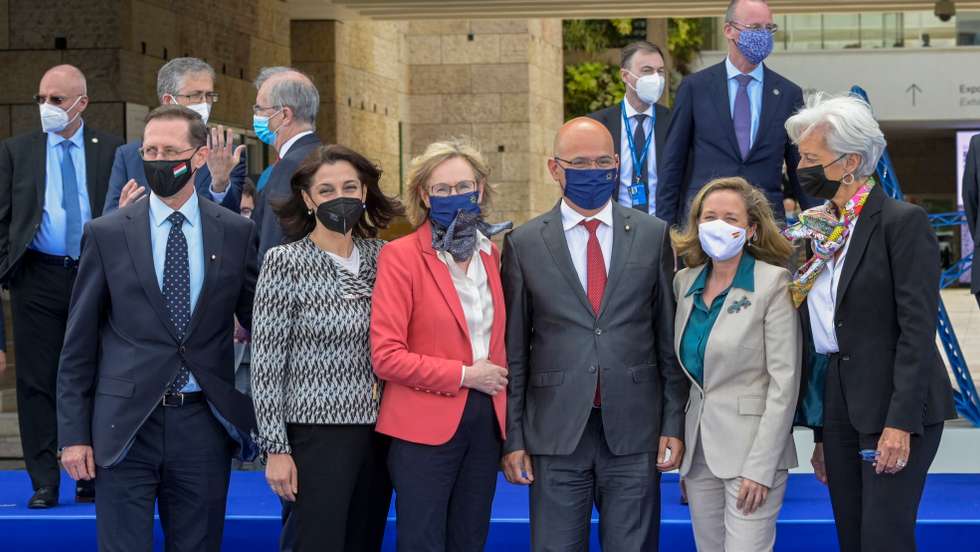 Meeting Of Eurogroup Finance Ministers In Lisbon