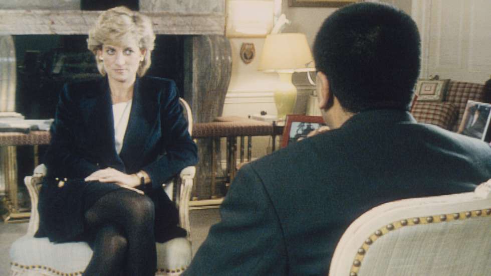 Princess Diana Being Interviewed