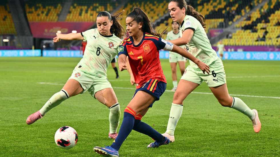 A seleção portuguesa jogou toda a segunda parte em inferioridade numérica
