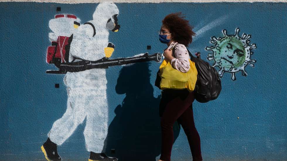 Graffiti Art Around the City of Rio de Janeiro Amidst the Coronavirus (COVID - 19) Pandemic