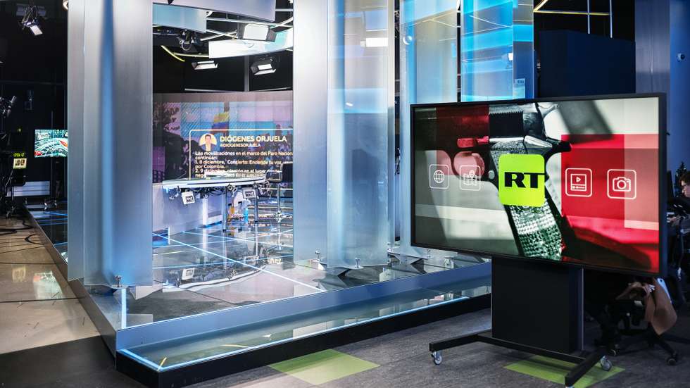 Inside RT Studios In Moscow
