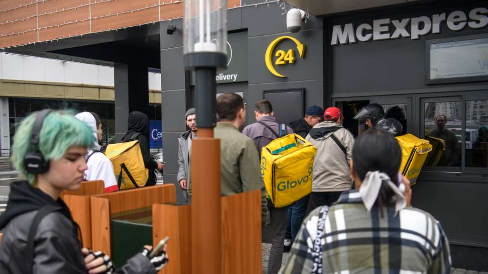 The First Three McDonald's Resumed Work In Kyiv.