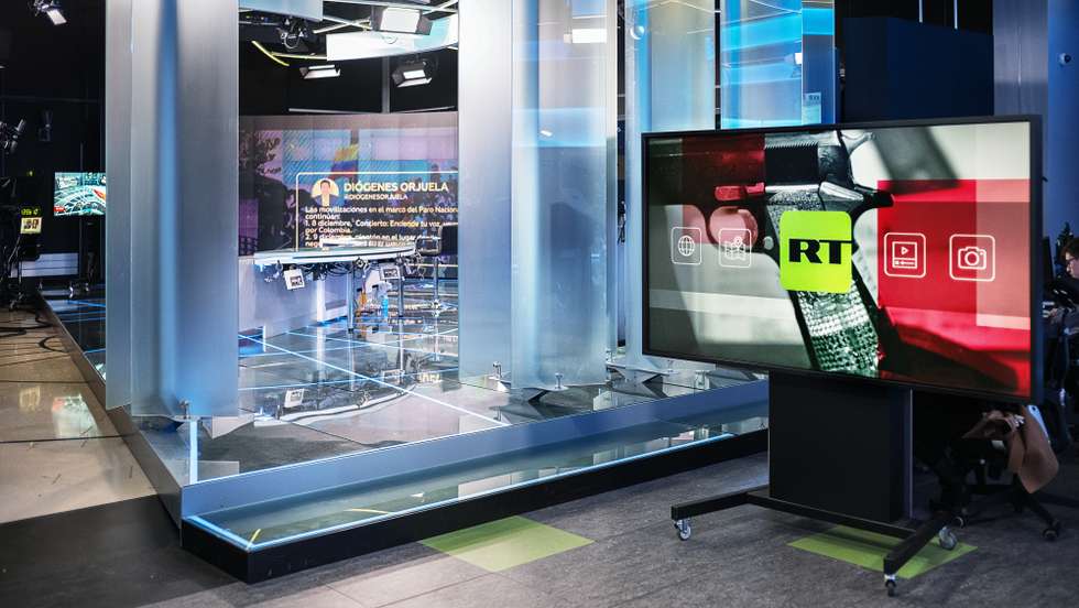Inside RT Studios In Moscow
