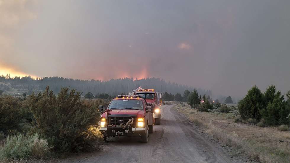 Multiple Wildfires Burn In Oregon