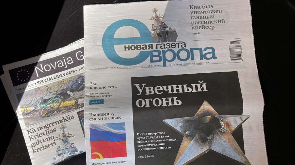 A Novaya Gazeta suspendeu o seu trabalho na Rússia no final de março