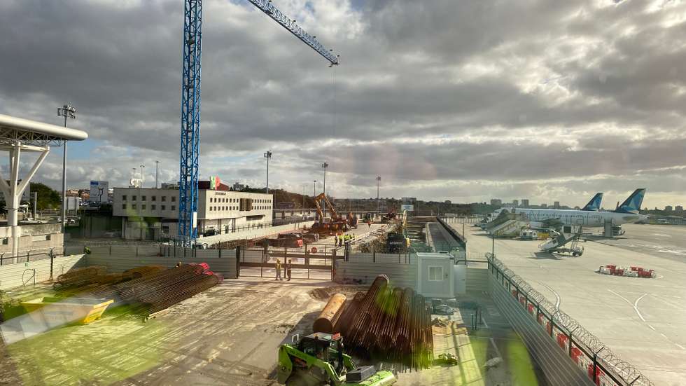 Obras de extensão do terminal sul do aeroporto de Lisboa