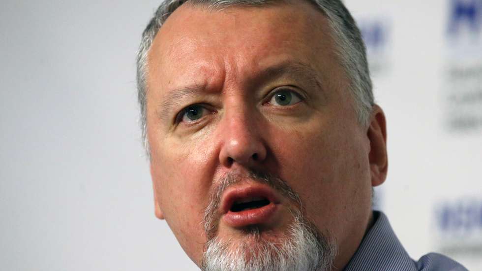 Igor Strelkov Holds A Press Confrence In Moscow