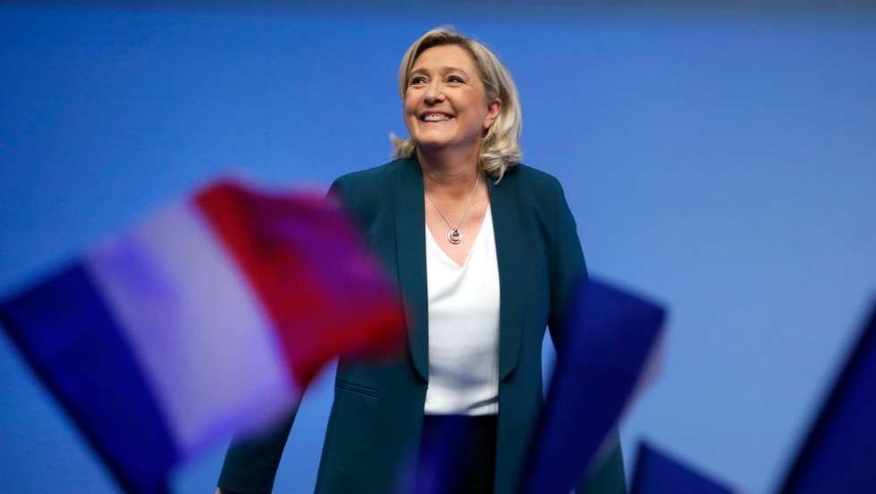 French far-right National Rally (RN) Political Party Leader, Marine Le Pen Launches European Elections' Campaign