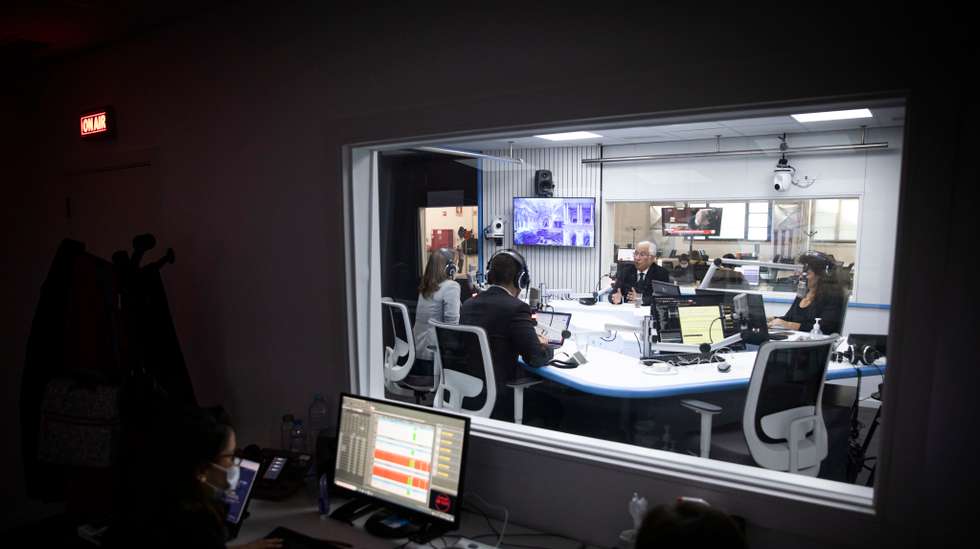 Campanhas para as eleições legislativas de 2022: Entrevista a António Costa, secretário-geral do Partido Socialista, à Rádio Observador. As eleições legislativas realizam-se no próximo dia 30 de janeiro de 2022. Lisboa, 21 de janeiro de 2022. JOÃO PORFÍRIO/OBSERVADOR