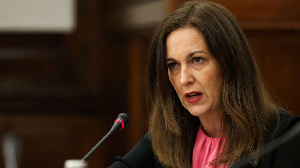Rita Alarcão Júdice, ministra da Justiça, foi ouvida esta terça-feira no parlamento