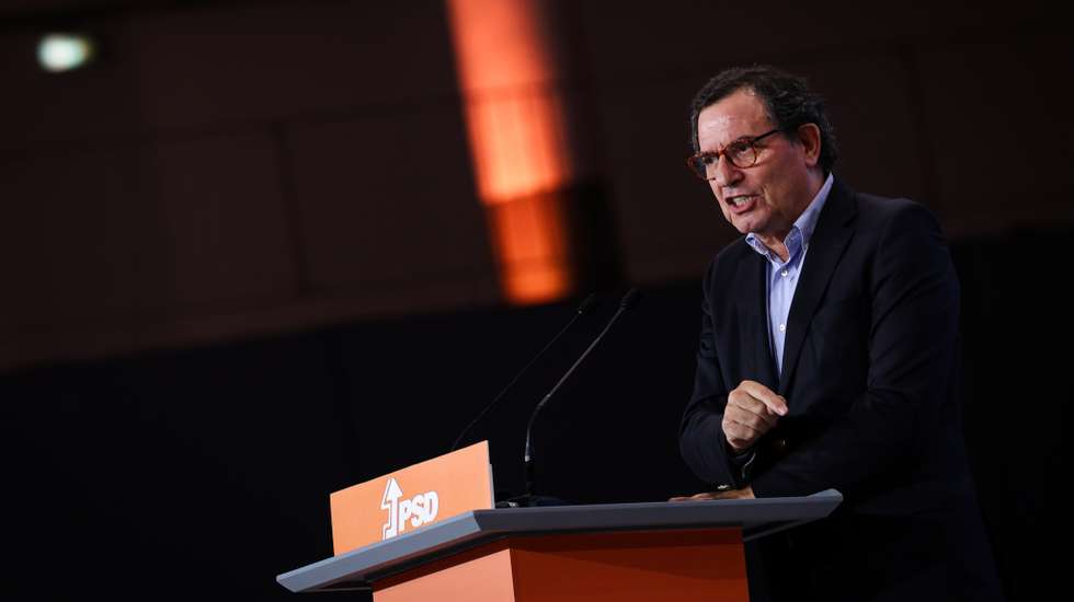 Intervenção de Castro Almeida no congresso do Partido Social Democrata (PSD) em Braga, em outubro de 2024