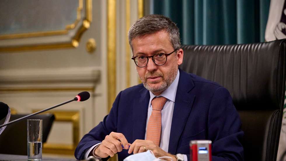Lisbon Mayor Carlos Moedas With Associação Da Imprensa Estrangeira Em Portugal AIEP