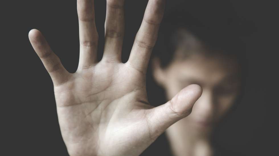 The Woman Raised Her Hand To Stop Him. Campaign To Stop Violence Against Women.