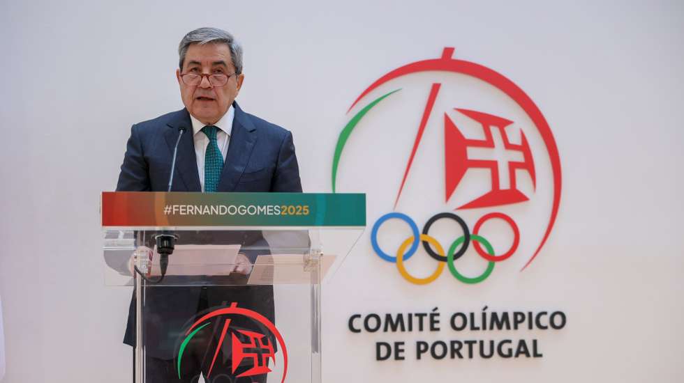 A apresentação oficial de Fernando Gomes aconteceu na sede do Comité Olímpico de Portugal, em Belém