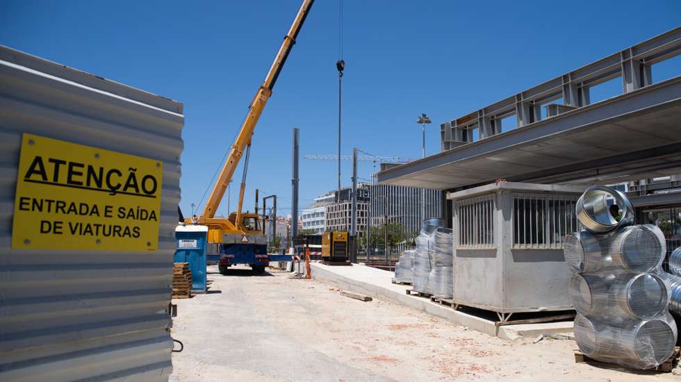 Obras da Linha Circular do Metro de Lisboa