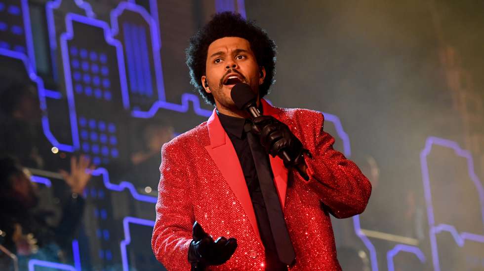 The Weeknd Rehearses For Super Bowl LV Halftime