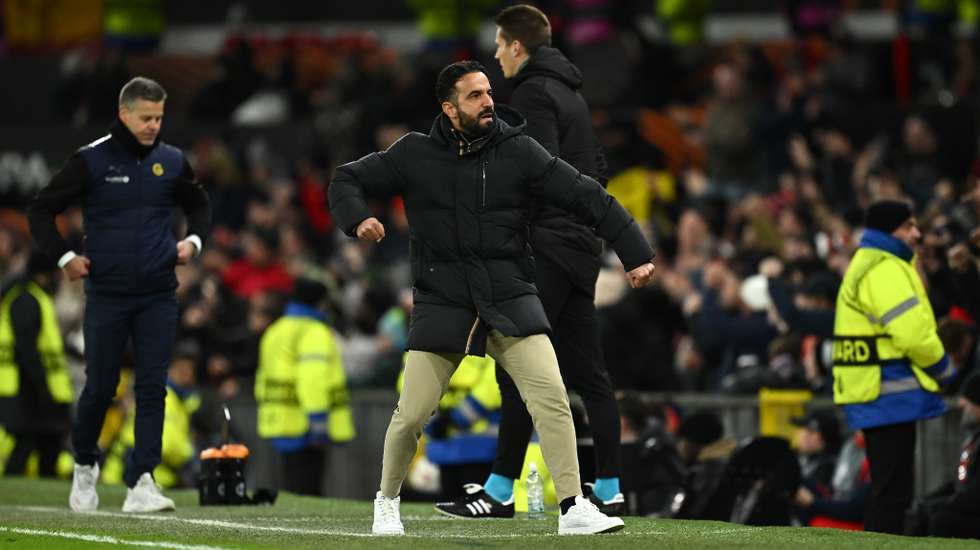 O treinador português celebrou efusivamente o segundo golo dos ingleses