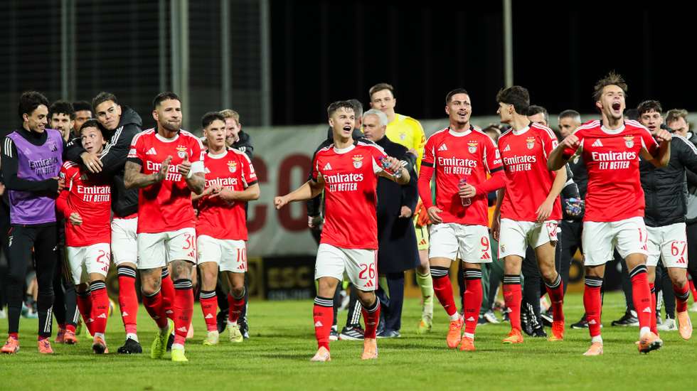 O Benfica virou um resultado pela segunda vez na presente temporada, depois de o ter feito frente ao Gil Vicente