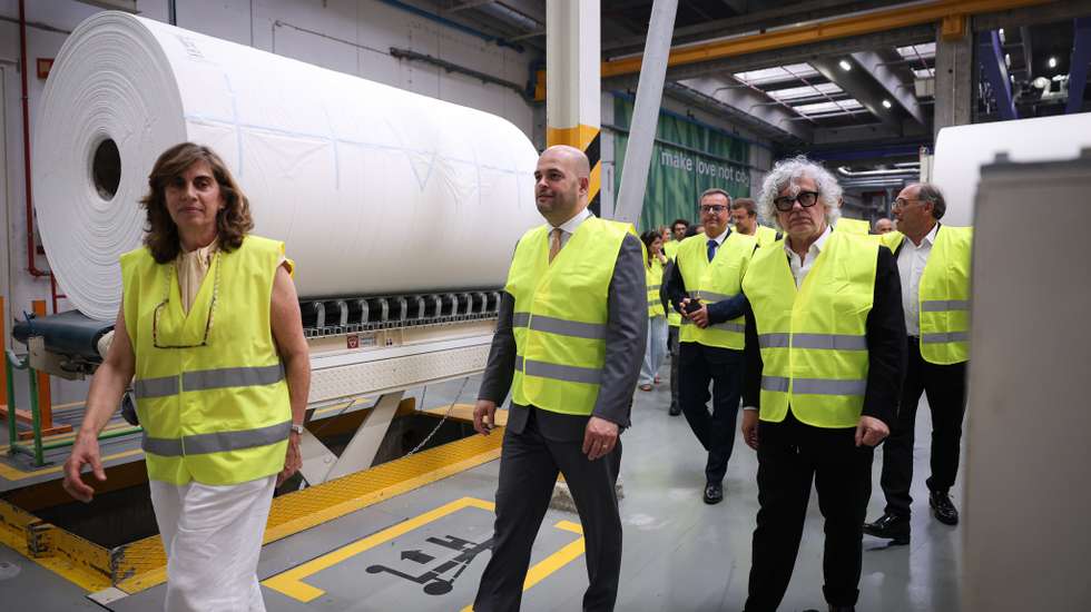 Jean Barroca, secretário de Estado da Energia, com Paulo Pereira da Silva, presidente da Renova.