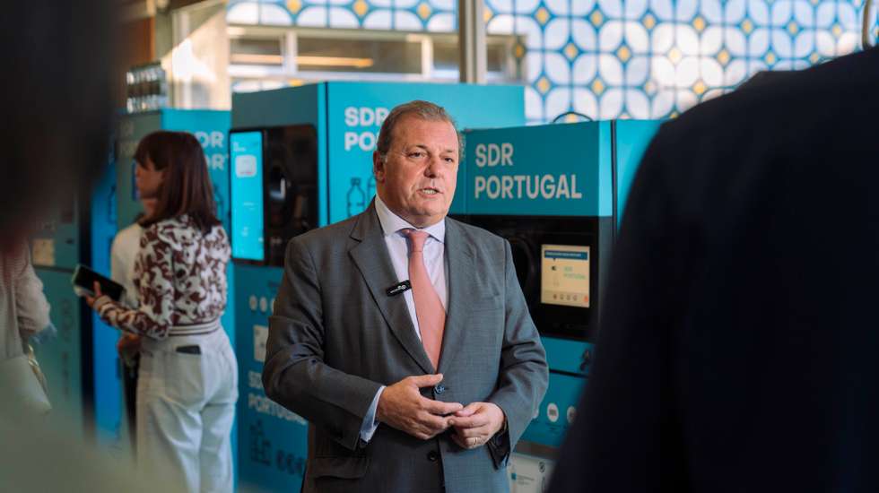 Leonardo Mathias, presidente da SDR Portugal, entidade que gere o sistema de depósito e recolha que arranca a 10 de abril