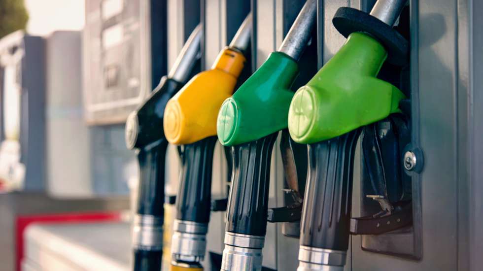Color gasoline, diesel, pumps
