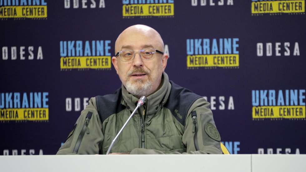Briefing of Ukrainian and Swedish Defence Ministers in Odesa