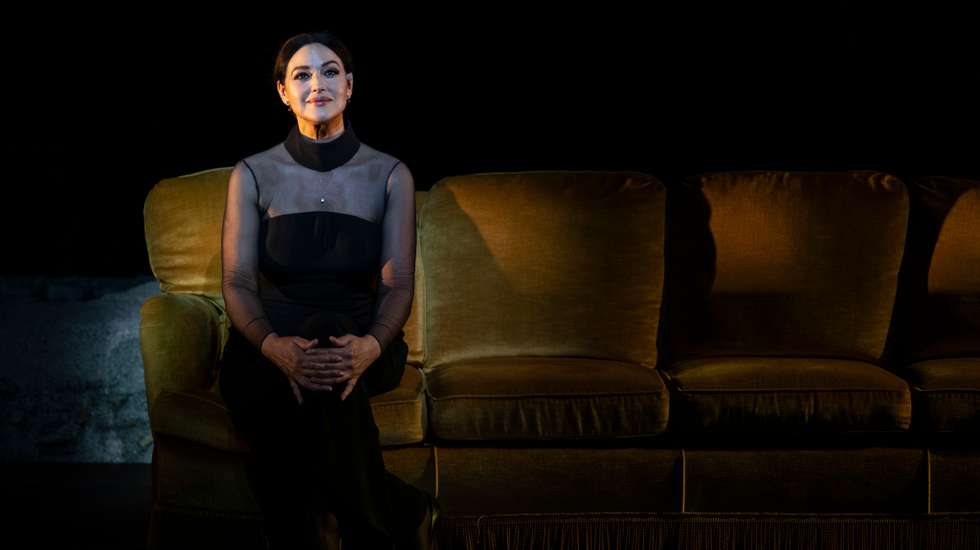 Monica Bellucci vem apresentar o espectáculo "Maria Callas – Cartas e Memórias", de Tom Volf