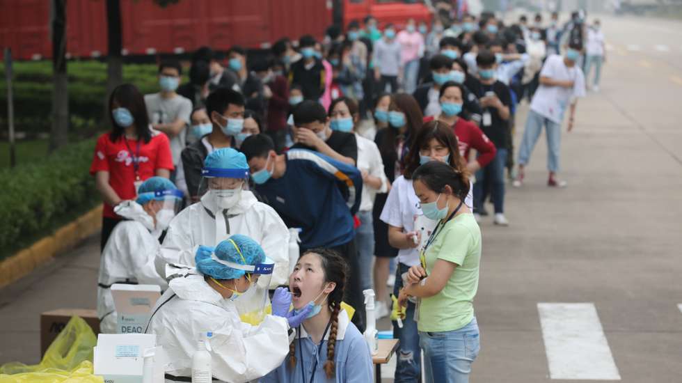 CHINA WUHAN MASSIVE CORONAVIRUS TEST