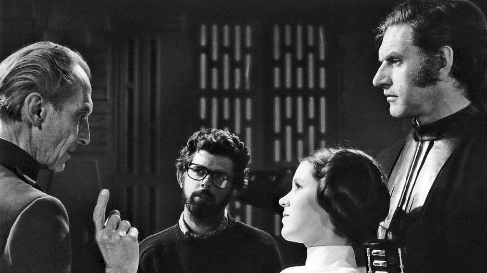 On the set of Star Wars: Episode IV - A New Hope